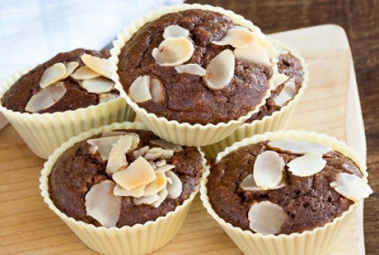CHOCOLATE & ALMOND MUFFINS